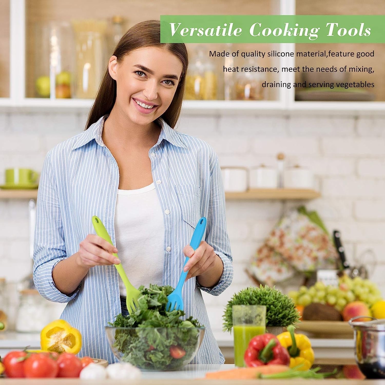 5449 Silicone Cooking Cookware Heat-Resistant Kitchen Utensils Cookware Kitchenware (27cm) 5449 Silicone Cooking Cookware Heat-Resistant Kitchen Utensils Cookware Kitchenware (27cm)